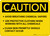 Caution: Chemical Vapors Protection - Wall Sign