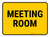 Meeting Room Rectangular - Floor Sign