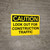 Caution: Look Out For Contstruction Traffic - Wall Sign