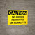 Caution: No Riders Permitted on Forklifts - Wall Sign