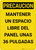 Caution: Keep Electrical Panel Clear Vertical Spanish - Wall Sign
