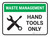 Waste Management Hand Tools Waste Recycling Rectangular - Floor Sign