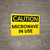 Caution: Warning Microwave In Use - Wall Sign