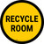 Recycle Room Circular - Floor Sign