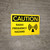 Caution: Warning Radio Frequency Hazard With Graphic - Wall Sign