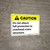 Caution: Do Not Attach Fall Protection to Crane ANSI - Wall Sign