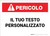 Custom ANSI Italian Danger Label
