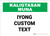 Custom Filipino Safety First Label