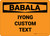 Custom OSHA Filipino Warning Wall Sign