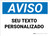 Custom OSHA Portuguese Notice Label