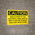Caution: NEC Regulations Keep Clear of Electrical Panel - Wall Sign