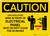 Caution: Electrical Panel Keep Clear With Graphic - Wall Sign