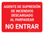 Agente de Supresión de Incendios Descargado al Parpadear Horizontal - Wall Sign
