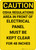 Caution: OSHA Regulations Electrical Panel 48 Inches - Wall Sign