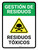 Gestión de Residuos - Residuos Tóxicos Vertical - Wall Sign