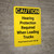 Caution: Hearing Protection Required When Loading Trucks - Wall Sign