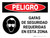Peligro - Gafas de Seguridad PPE Requeridas en el Área con Gráfico Horizontal - Wall Sign