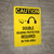 Caution: Double Hearing Protection Required in This Area - Wall Sign