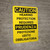 Caution: Hearing Protection Required Bilingual Spanish - Wall Sign