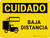 Cuidado - Baja Distancia Icono Horizontal - Wall Sign