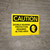 Caution: PPE Double Hearing Protection Required in This Area - Wall Sign