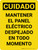 Cuidado - Mantenga el Panel Eléctrico Despejado en Todo Momento Vertical - Wall Sign