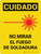 Cuidado - No Mire el Fuego de Soldadura Vertical con Icono - Wall Sign