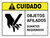 Cuidado - Objetos punzantes Guantes requeridos con icono ANSI Horizontal - Wall Sign