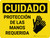 Cuidado - Protección de las Manos Requerida Horizontal - Wall Sign