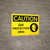 Caution: PPE Ear Protection Area With Graphic - Wall Sign