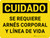 Cuidado - Se Requiere Arnés Corporal y Línea de Vida Horizontal - Wall Sign