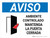 Aviso - Ambiente Controlado Mantenga la Puerta Cerrada Imagen con Icono - Wall Sign