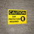 Caution: PPE Ear Protection Required with Graphic - Wall Sign