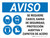 Aviso - Casco de seguridad Gafas de Protección Auditiva Zapatos de Punta de Acero Requeridos Horizontal con Icono - Wall Sign