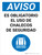 Aviso - Es Obligatorio el Uso de Chalecos de Seguridad Vertical - Wall Sign