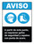 Aviso - Gafas de Seguridad Zapatos de Punta de Acero Requeridos Vertical - Wall Sign