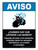 Aviso - Lávese las Manos Después de Tocar Animales ANSI Vertical - Wall Sign