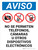 Aviso - No se Permiten Teléfonos, Cámaras u Otros Dispositivos Electrónicos Vertical - Wall Sign