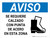 Aviso - Se Requiere Calzado con Punta de Acero en esta Zona Horizontal - Wall Sign