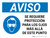 Aviso - Se Requiere Protección Para los Ojos Más Allá de este Punto Horizontal - Wall Sign