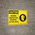 Caution: PPE Hearing Protection Required in This Area with Graphic - Wall Sign