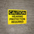 Caution: PPE Hearing Protection Required OSHA - Wall Sign