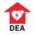 DEA con Icono y Flecha Circular - Floor Sign