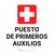 Puesto de Primeros Auxilios con Icono Circular - Floor Sign