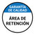 Garantía de Calidad - Área de Retención Circular - Floor Sign