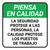 Piensa en Calidad - La Seguridad Protege a las Personas La Calidad Protege los Puestos de Trabajo Square - Floor Sign