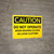 Caution: PPE Do Not Operate When Wearing Gloves or Loose Clothing - Wall Sign