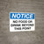 Notice: No Food or Drink - Wall Sign