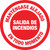 Salida de Incendios Circular - Floor Sign