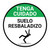 Tenga Cuidado Suelo Resbaladizo Español con Icono - Floor Sign